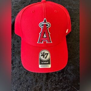 47 Los Angeles Angels Red Adjustable Hat NWT